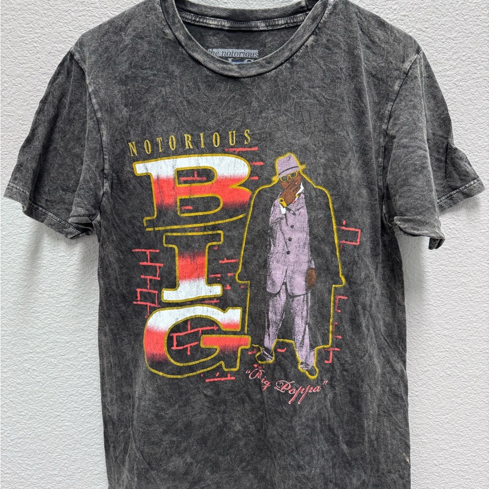 Graphic Tee with Notorious B.I.G. Design